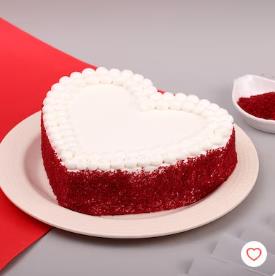 Red Velvet Heart — handcrafted cake by Shakti Food Products