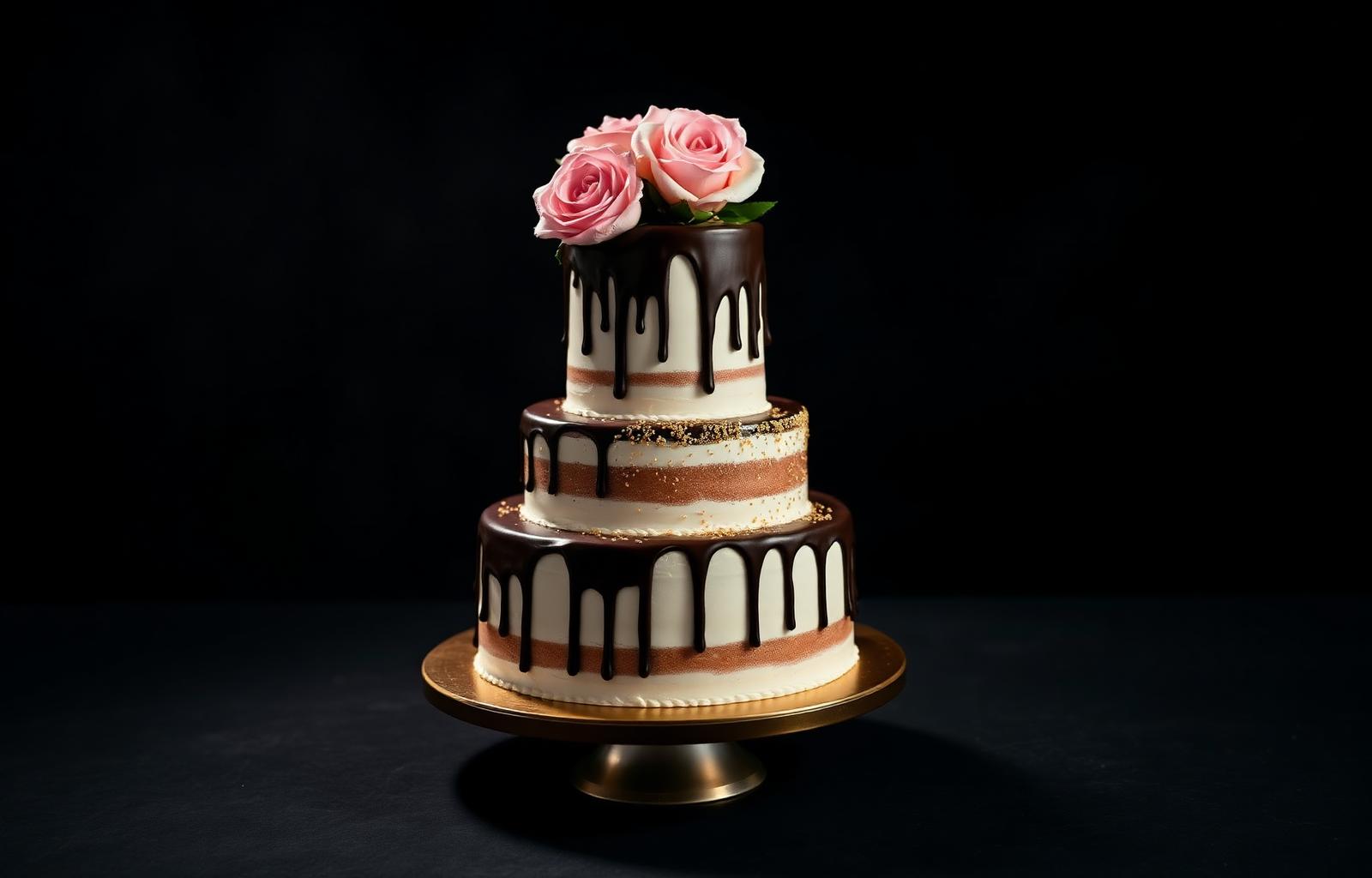 Premium tiered celebration cake by Shakti Food Products