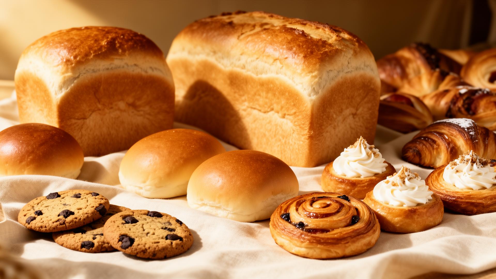Assortment of fresh bakery products by Shakti Food Products